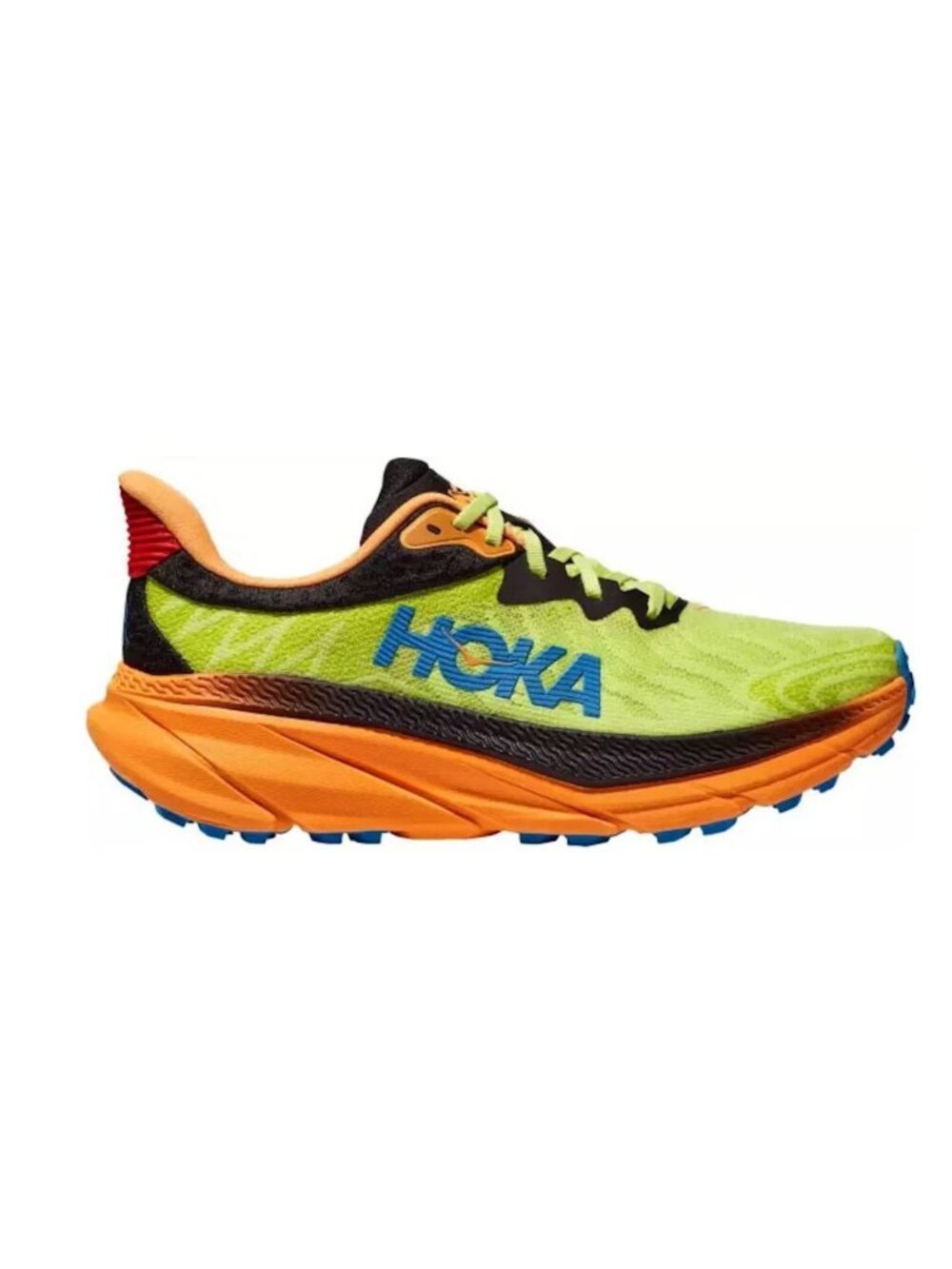 EUC  Hoka One One Men's Challenger ATR 7 Trail Shoes Black/Lettuce Size 10D